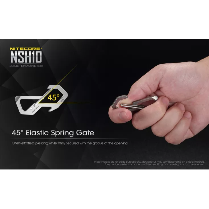 Nitecore NSH10 Snap Hook 6 Nitecore NSH10 Snap Hook - Image 4