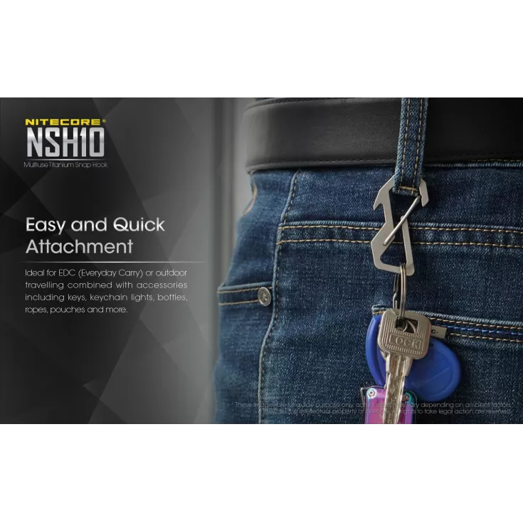 Nitecore NSH10 Snap Hook 7 Nitecore NSH10 Snap Hook - Image 5