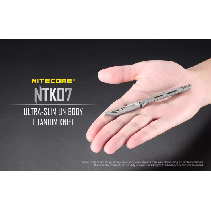 Nitecore NTK07 Slim Titanium Knife 4 Nitecore NTK07 Slim Titanium Knife - Image 2