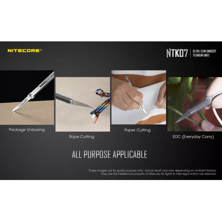 Nitecore NTK07 Slim Titanium Knife 13 Nitecore NTK07 Slim Titanium Knife - Image 11