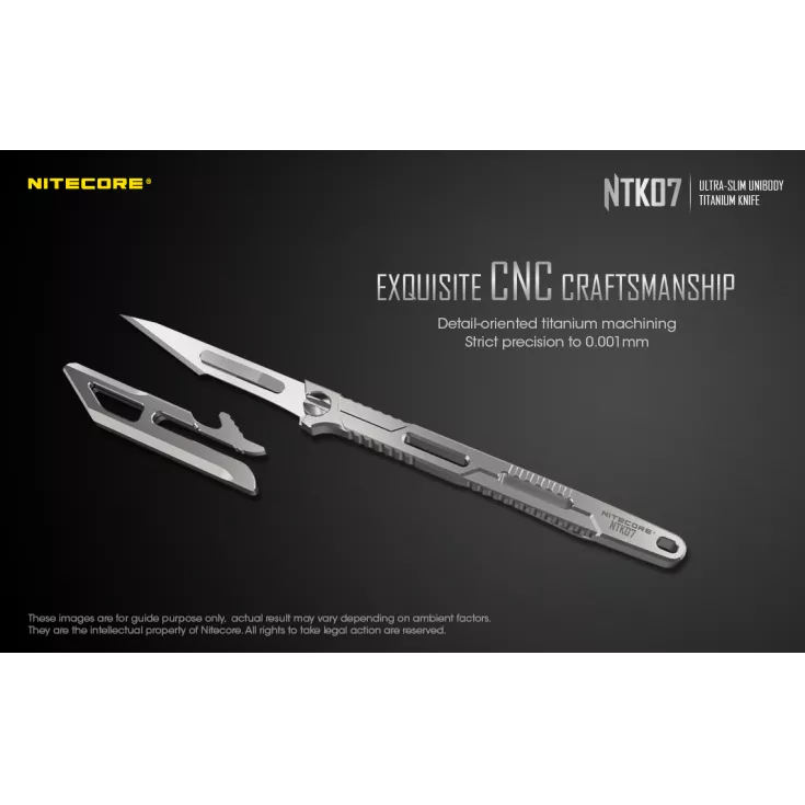 Nitecore NTK07 Slim Titanium Knife 6 Nitecore NTK07 Slim Titanium Knife - Image 4