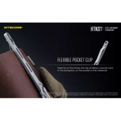 Nitecore NTK07 Slim Titanium Knife 18 Nitecore NTK07 Slim Titanium Knife -Outdoor Equipment Nitecore NTK07 4