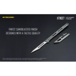 Nitecore NTK07 Slim Titanium Knife 19 Nitecore NTK07 Slim Titanium Knife -Outdoor Equipment Nitecore NTK07 5