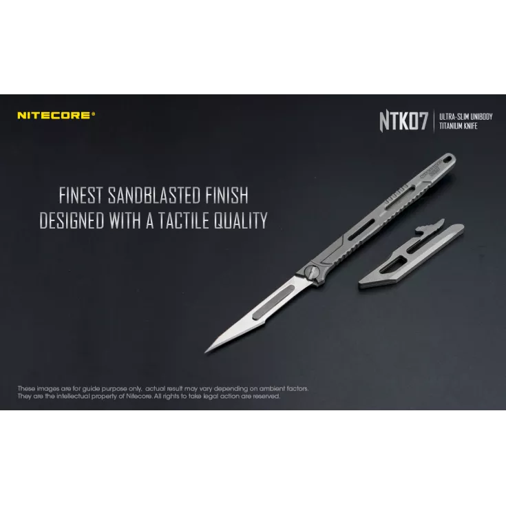 Nitecore NTK07 Slim Titanium Knife 8 Nitecore NTK07 Slim Titanium Knife - Image 6
