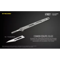 Nitecore NTK07 Slim Titanium Knife 23 Nitecore NTK07 Slim Titanium Knife -Outdoor Equipment Nitecore NTK07 9
