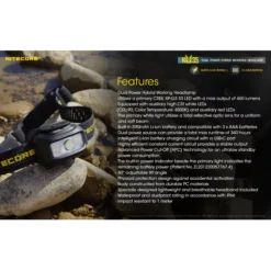 Nitecore NU35 -Outdoor Equipment Nitecore NU35 11