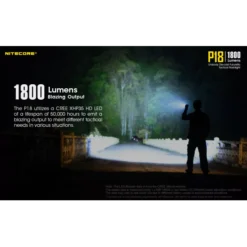 Nitecore P18 -Outdoor Equipment Nitecore P18 3