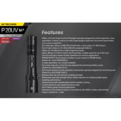 Nitecore P20UV V2 -Outdoor Equipment Nitecore P20UV V2 10