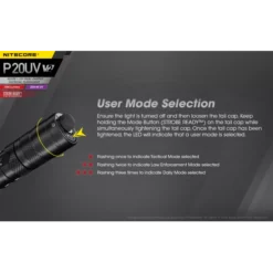 Nitecore P20UV V2 -Outdoor Equipment Nitecore P20UV V2 6