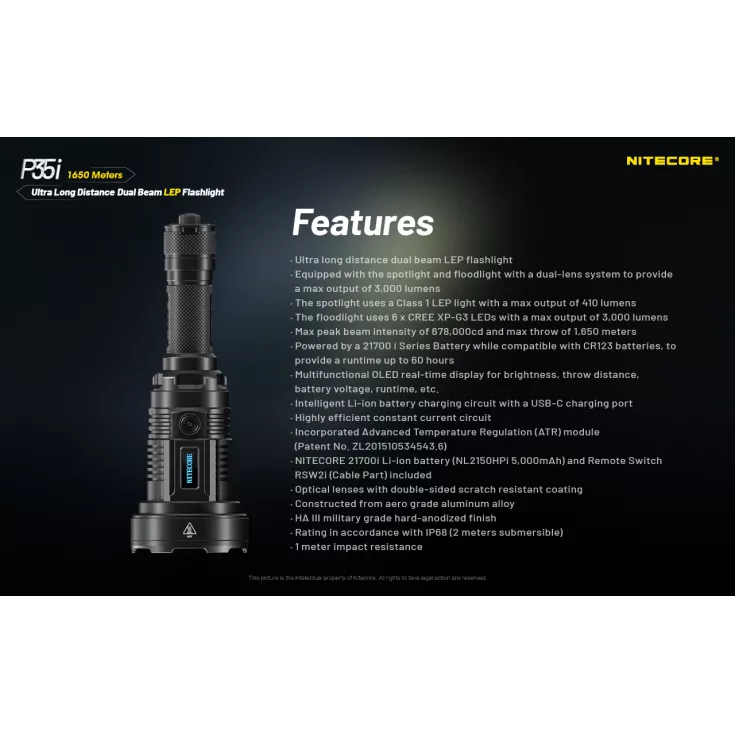 Nitecore P35i 13 Nitecore P35i - Image 11