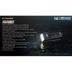 Nitecore T4K -Outdoor Equipment Nitecore T4K 11