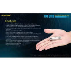 Nitecore TIKI GITD - Blue -Outdoor Equipment Nitecore TIKI GITD Blue 10