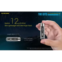 Nitecore TIKI GITD - Blue -Outdoor Equipment Nitecore TIKI GITD Blue 3