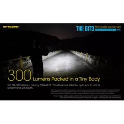 Nitecore TIKI GITD - Blue -Outdoor Equipment Nitecore TIKI GITD Blue 4