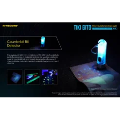 Nitecore TIKI GITD - Blue -Outdoor Equipment Nitecore TIKI GITD Blue 6