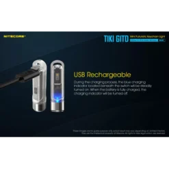 Nitecore TIKI GITD - Blue -Outdoor Equipment Nitecore TIKI GITD Blue 8
