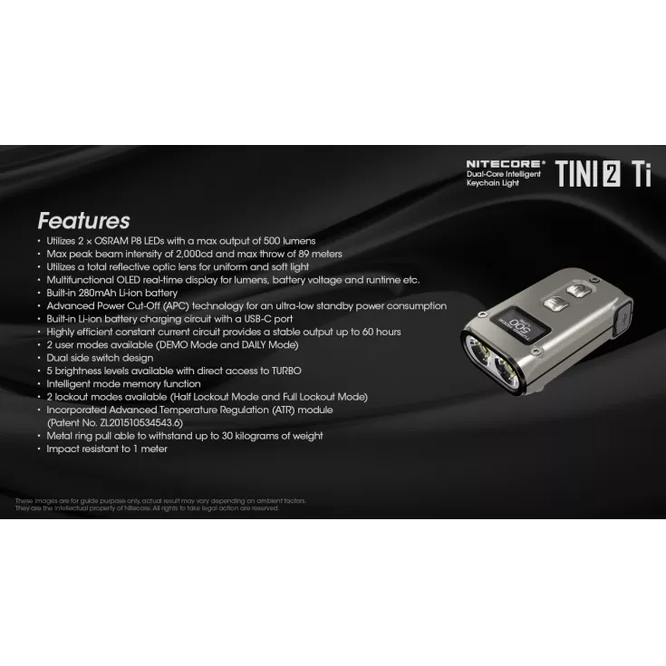 Nitecore TINI 2 Ti 13 Nitecore TINI 2 Ti - Image 11