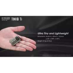 Nitecore TINI 2 Ti 18 Nitecore TINI 2 Ti -Outdoor Equipment Nitecore TINI 2 Ti 4