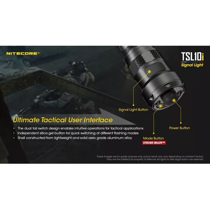 Nitecore TSL10i Tail Cap With Built-in Signal Light 6 Nitecore TSL10i Tail Cap With Built-in Signal Light - Image 4