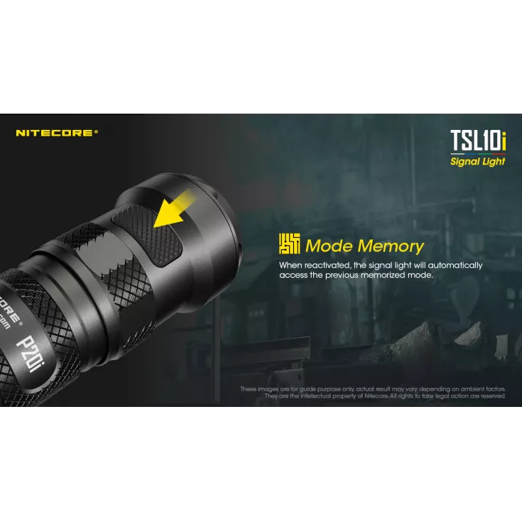 Nitecore TSL10i Tail Cap With Built-in Signal Light 7 Nitecore TSL10i Tail Cap With Built-in Signal Light - Image 5