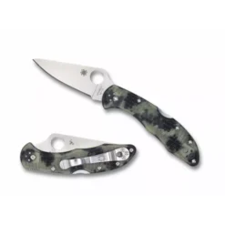 Spyderco Delica - Zome Glow In The Dark Handle & Plain Blade