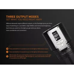 Fenix TK72R -Outdoor Equipment TK72 5