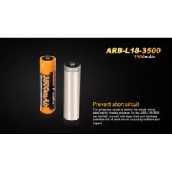 Fenix ARB-L18 18650 3500mAh Battery -Outdoor Equipment arb l18 3500 3