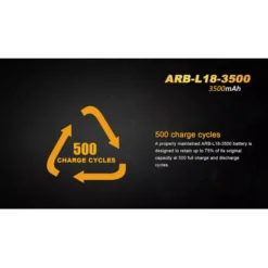 Fenix ARB-L18 18650 3500mAh Battery -Outdoor Equipment arb l18 3500 5