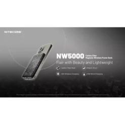 Nitecore NW5000 Wireless Power Bank -Outdoor Equipment nitecore nw5000 1