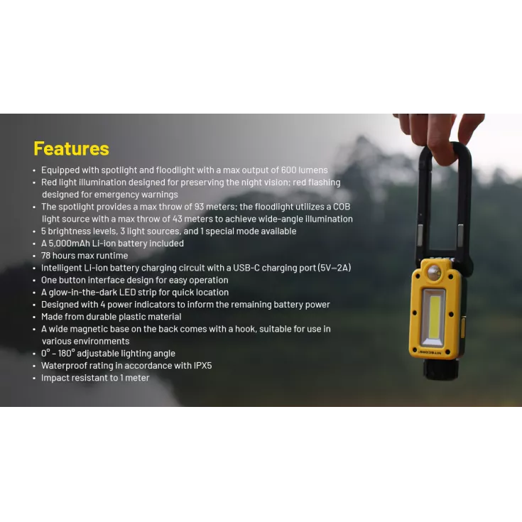 Nitecore NWL20 7 Nitecore NWL20 - Image 5