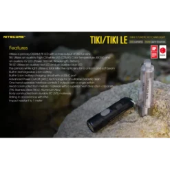 Nitecore TIKI 24 Nitecore TIKI -Outdoor Equipment nitecore tiki 11