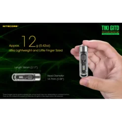 Nitecore TIKI GITD -Outdoor Equipment nitecore tiki gitd green 3