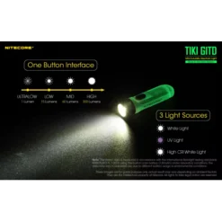 Nitecore TIKI GITD -Outdoor Equipment nitecore tiki gitd green 8