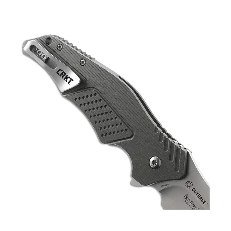 CRKT Onion Outrage - Aluminium Handle & Drop Point Blade 8 CRKT Onion Outrage - Aluminium Handle & Drop Point Blade - Image 6