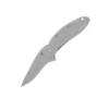 Kershaw Scallion - Stainless Steel Handle & Plain Blade -Outdoor Equipment scallion beadblast