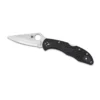 Spyderco Delica 4 - FRN Handle & Plain Satin Blade 1 Spyderco Delica 4 - FRN Handle & Plain Satin Blade -Outdoor Equipment spyderco c11pbk sabre delica 4