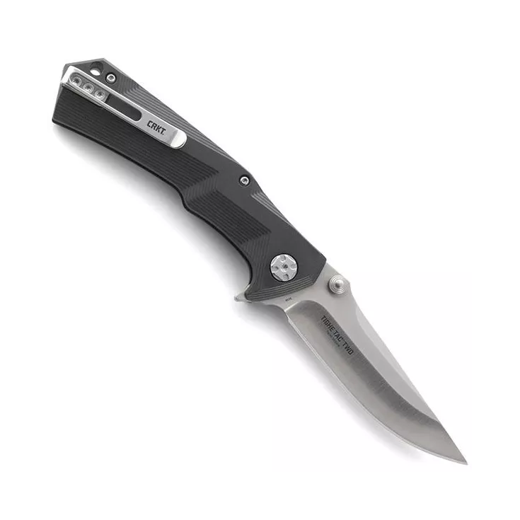 CRKT Tighe Tac Two - GRN Handle & Plain Satin Blade 5 CRKT Tighe Tac Two - GRN Handle & Plain Satin Blade - Image 3